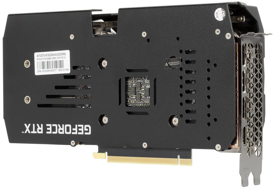 Видеокарта AFOX NVIDIA GeForce RTX3070, 8Гб GDDR6, 256 бит, Retail (AF3070-8192D6H2) фото 4