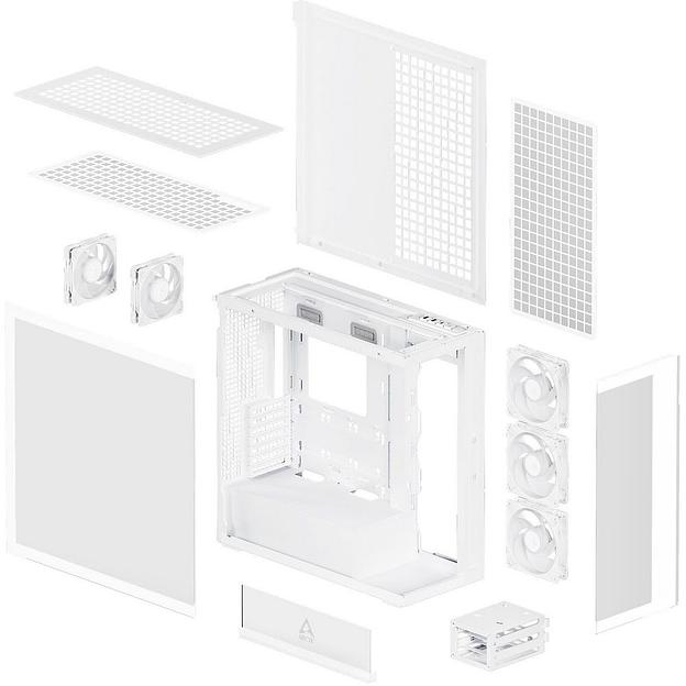 Корпус для ПК Arctic Cooling ARCTIC Xtender (White) арт. ACPCC00014A фото 5