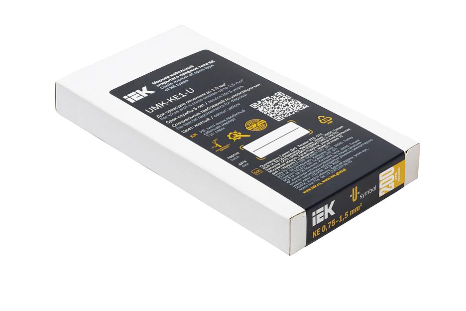 Маркер открытого типа KE 0,75-1,5мм2 символ 'U' (200шт/упак) IEK фото 2