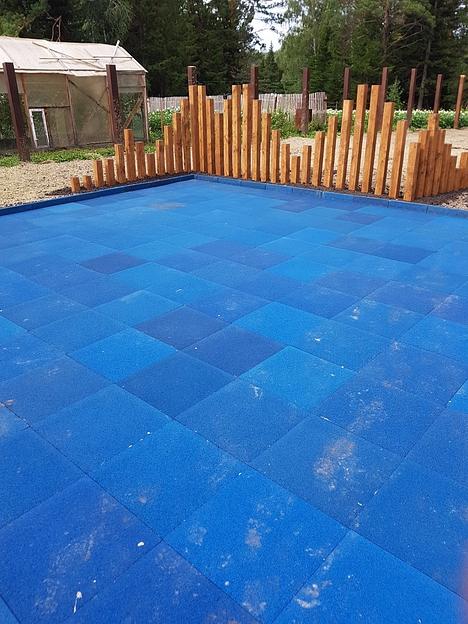 Плитка MonoStep резиновая с Z-образным замком фото 6