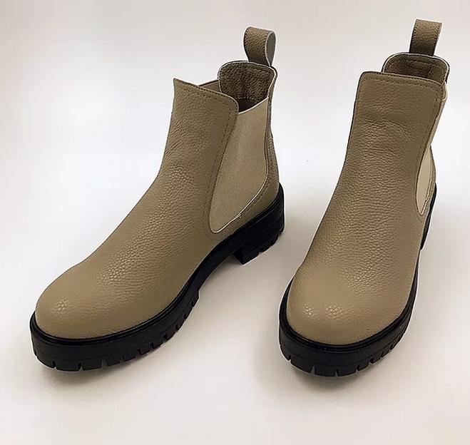 Челси BuzShoes экокожа хаки ОПТ фото 7