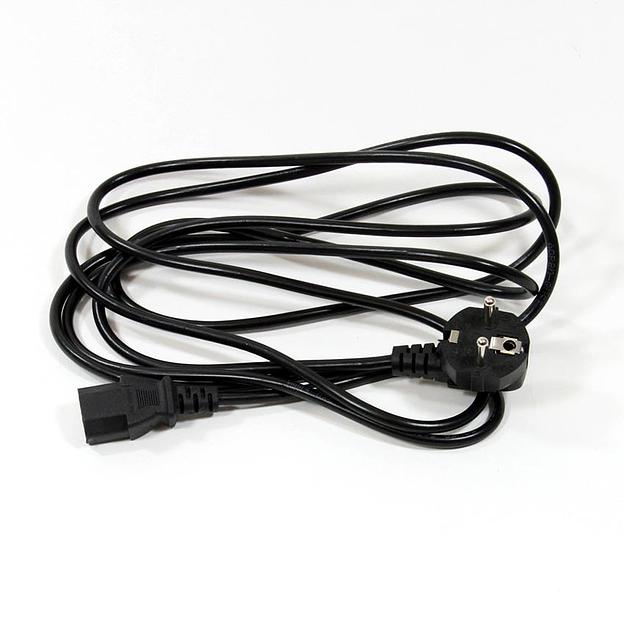 Aopen (ACE021-3M) Кабель компьютер-розетка 3 метра 220V (EURO) 3G*0,5mm2 фото 1