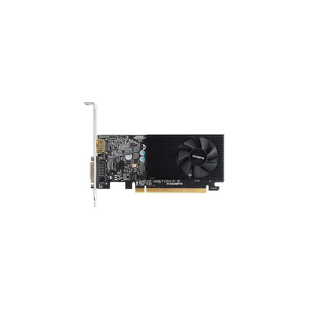 Видеокарта Gigabyte NVIDIA GeForce GT 1030 GV-N1030D4-2GL 2ГБ DDR4, Low Profile, Ret фото 1