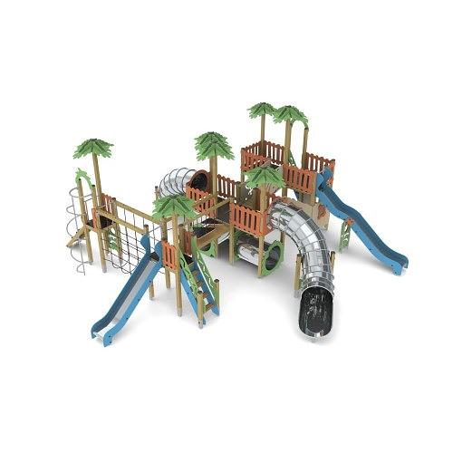 Игровой комплекс «Наш Двор», серия Тропика, артикул T1403 фото 1