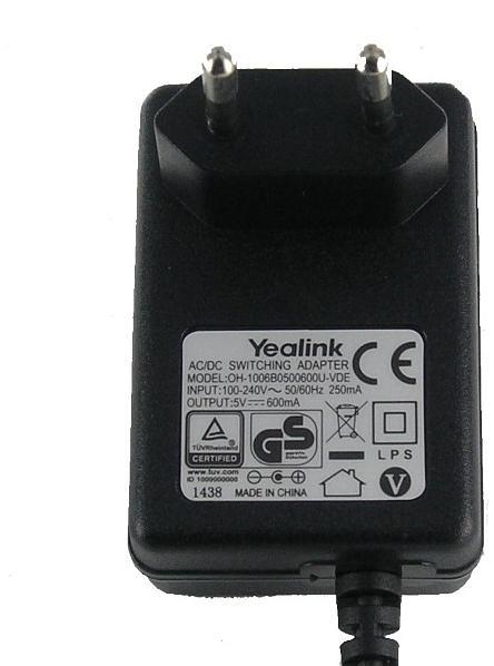 Адаптер Yealink OH-1006B0500600U-VDE фото 2