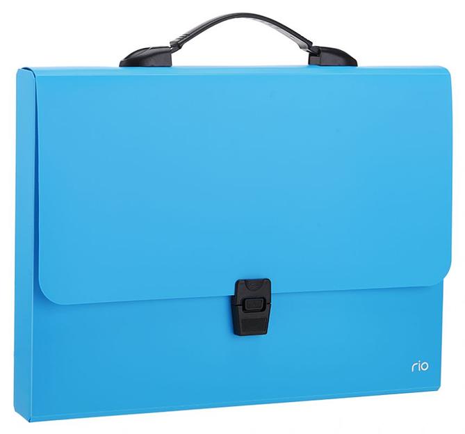 Папка-портфель Deli Rio EB50002 1 отдел. A4 полипропилен 0.7мм ассорти фото 1