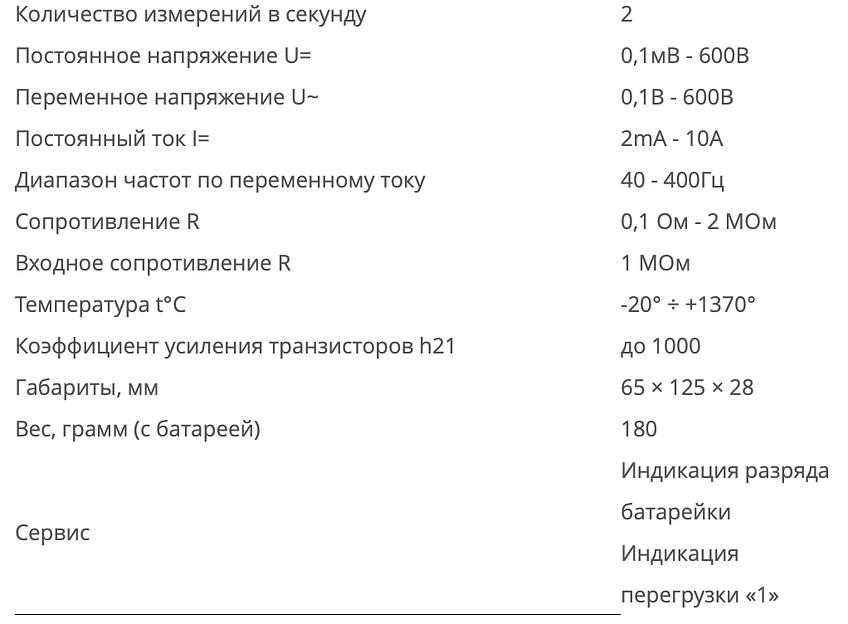 Мультиметр Master Professional M838 ОПТ фото 2