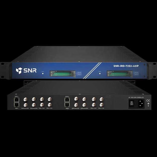 Профессиональный приемник SNR-IRD-T2S2-40IP фото 1