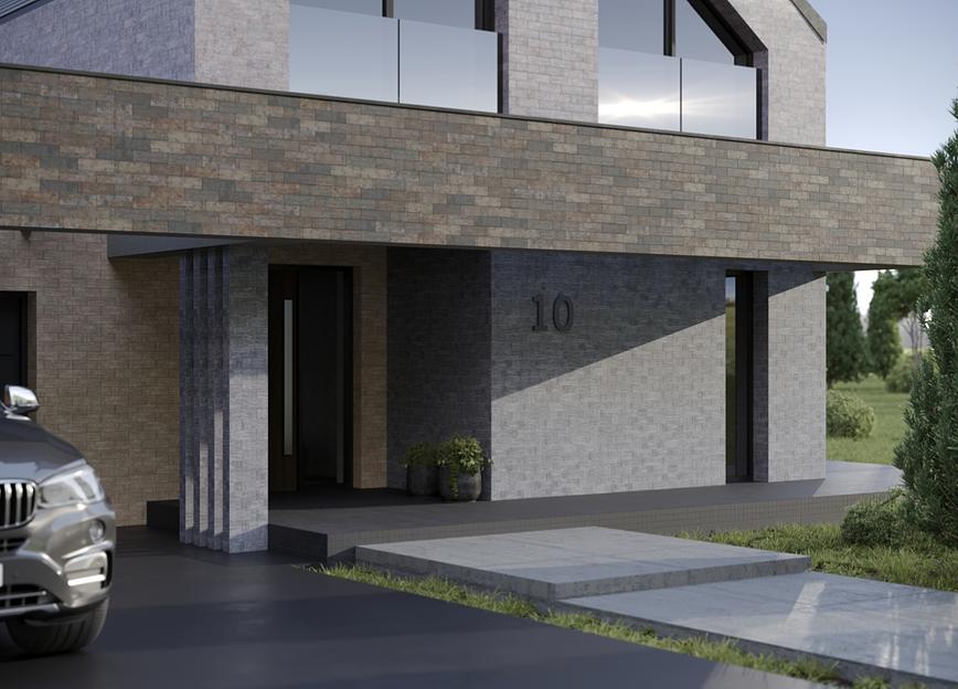 Brick Stone коричневый 7,5×25 клинкер фасадный ОПТ фото 2