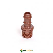 16 I фитинг 3/4" нар с резьбой коричневый Azud фото 1