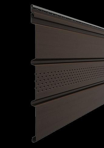 Софит Docke Premium Т4 с частичной перфорацией, 3000x305 мм, цвет шоколад фото 1