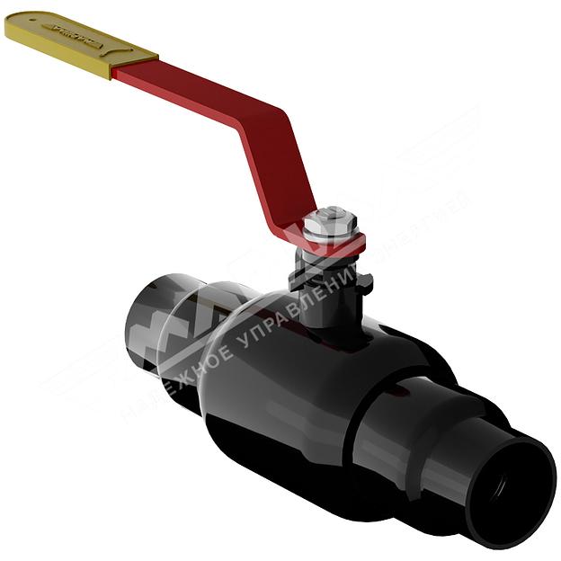 Кран шаровой полнопроходной под приварку с рукояткой, Ду от 10 до 200 мм фото 1