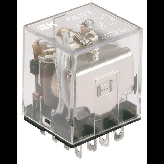 Реле РЭК 77-3 10А 220В AC IEK RRP10-3-10-220A фото 1