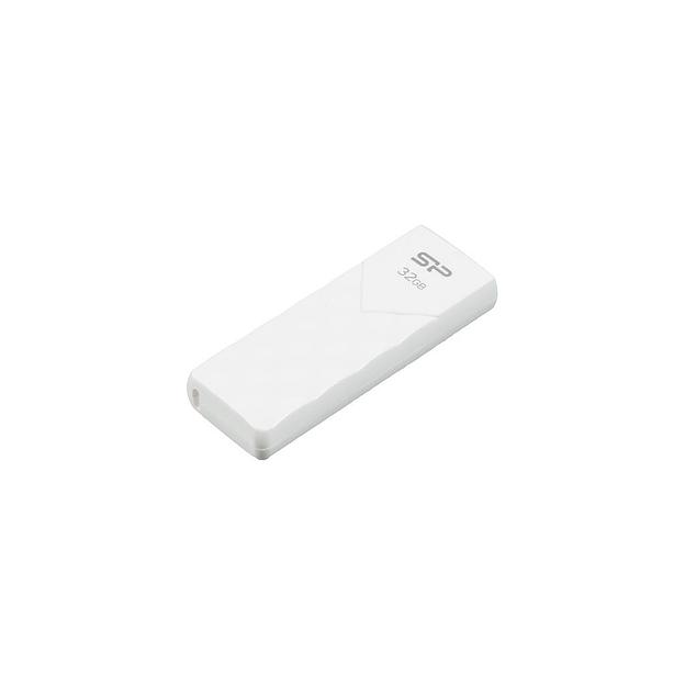 Флешка USB Silicon Power Ultima U03 32ГБ, USB2.0, белый [sp032gbuf2u03v1w] фото 1