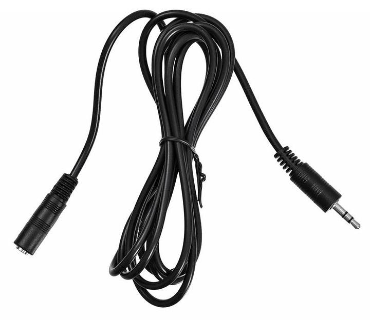 Кабель-удлинитель аудио Buro Jack 3.5 (m)/Jack 3.5 (f) 2м. черный (BAAC003-2) фото 2