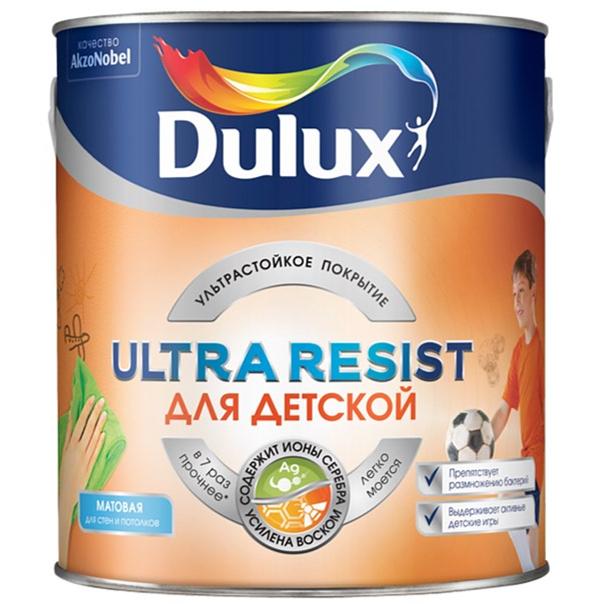 Краска интерьерная Dulux Ultra Resist для детской 2,25 л фото 1