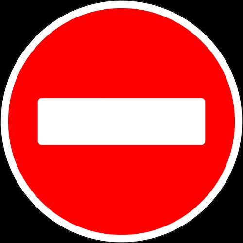 Знак 3.1 Въезд запрещён фото 1