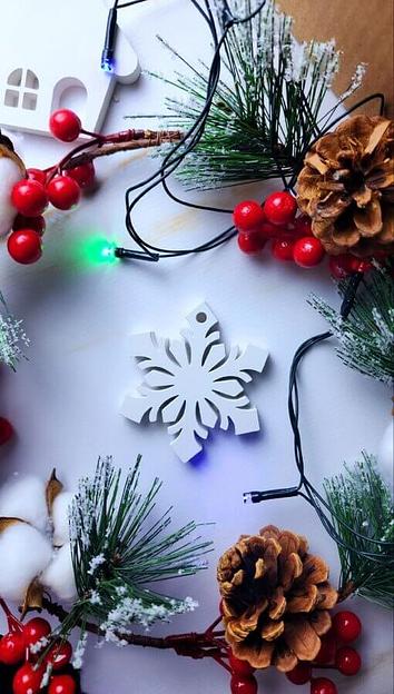 Ёлочная игрушка «Снежинка» ОПТ фото 1