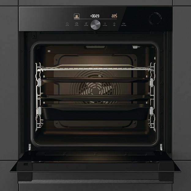 Духовой шкаф Электрический Gorenje BSA6747DGWI черный фото 3