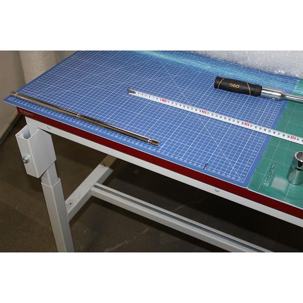 Ключи Deli Крестообразный балонный гаечный ключ Deli DL4416K 1/2" 17/19мм + 21/23мм, сталь Cr-V, противоскользящая ручка, сумка на молнии фото 4