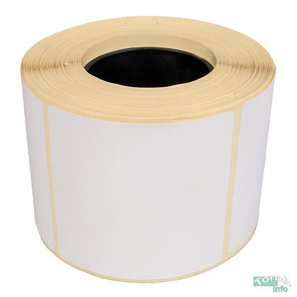 Термотрансферные этикетки, 58мм*60мм*500шт,.  полуглянец фото 1