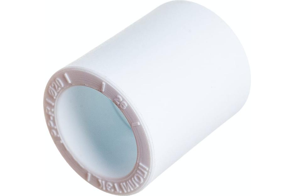 Муфта полипропиленовая PPR 40мм белая фото 2