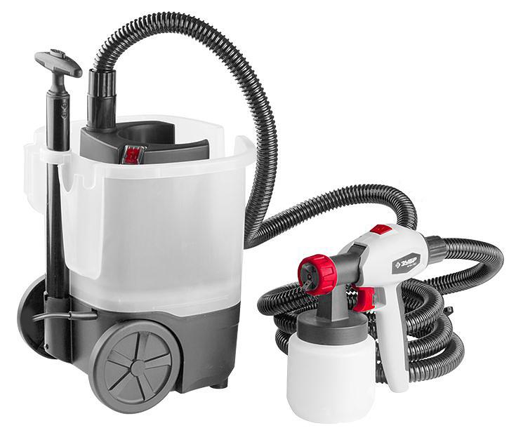 Краскопульт Зубр КПЭ-750 750Вт бак:800мл 800мл/мин фото 1