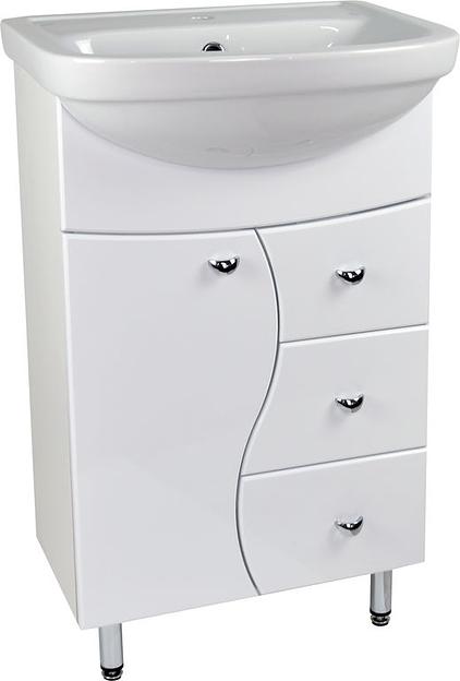 Тумба Карина 50 DORATIZ 9911.036, белая, под умывальник Акватон фото 1