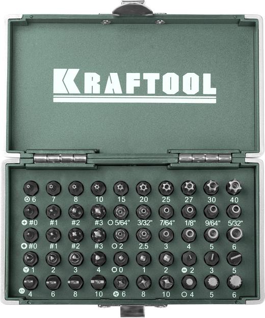 KRAFTOOL X-Drive, 50 шт, набор кованых торсионных бит (26065-H50) фото 1