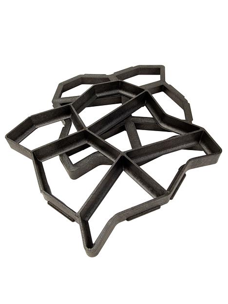 110201 Форма для садовых дорожек, 44х44х4 см, 2 шт. фото 1