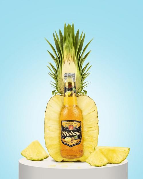 Безалкогольный солодовый напиток Maltana ананас, 250 мл фото 1