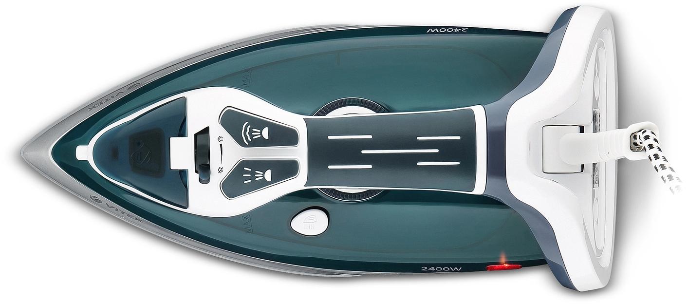 Утюг Vitek VT-8306 2400Вт белый/зеленый фото 2