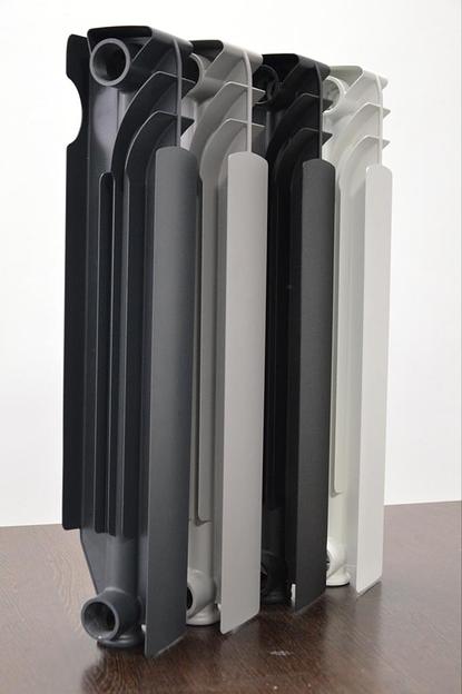 Алюминиевый отопительный радиатор 4-6-8-10 секционные KIBO-500 белый ОПТ фото 6