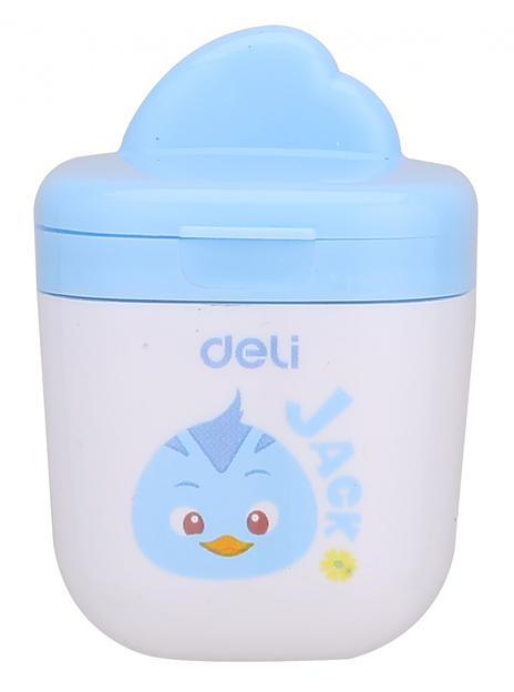 Точилка для карандашей ручная Deli ER01300 1 отверстие пластик ассорти дисплей фото 1