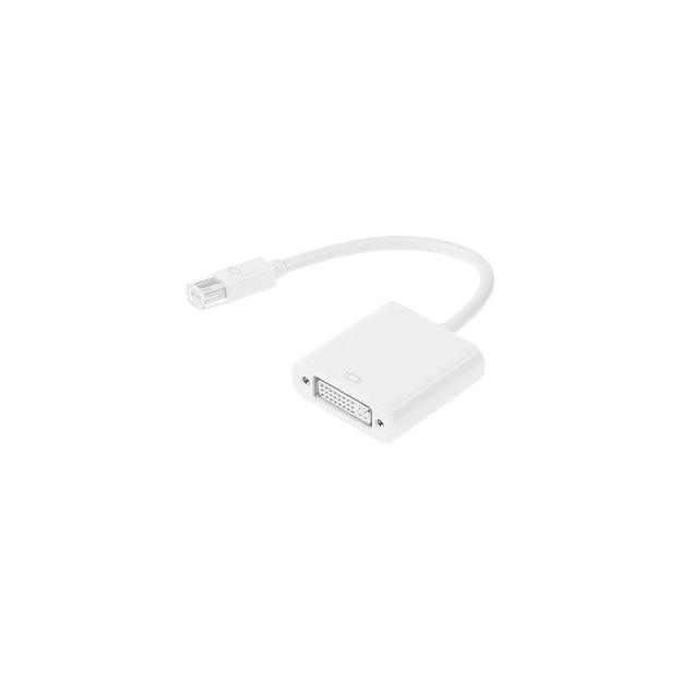 Адаптер DVI NingBo DVI-D (f) - miniDisplayPort (m), 0.245м, белый фото 1
