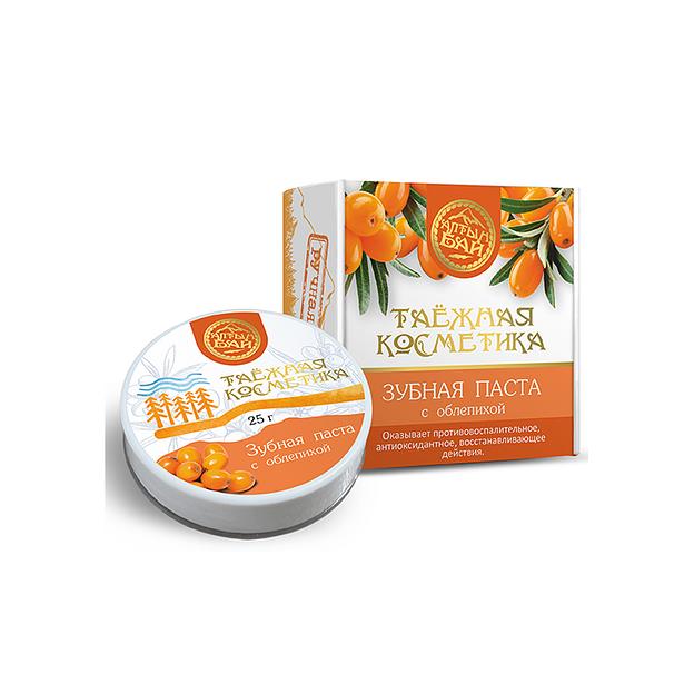 Зубная паста с облепихой Алтын Бай 25 г «Таёжная косметика», опт фото 1