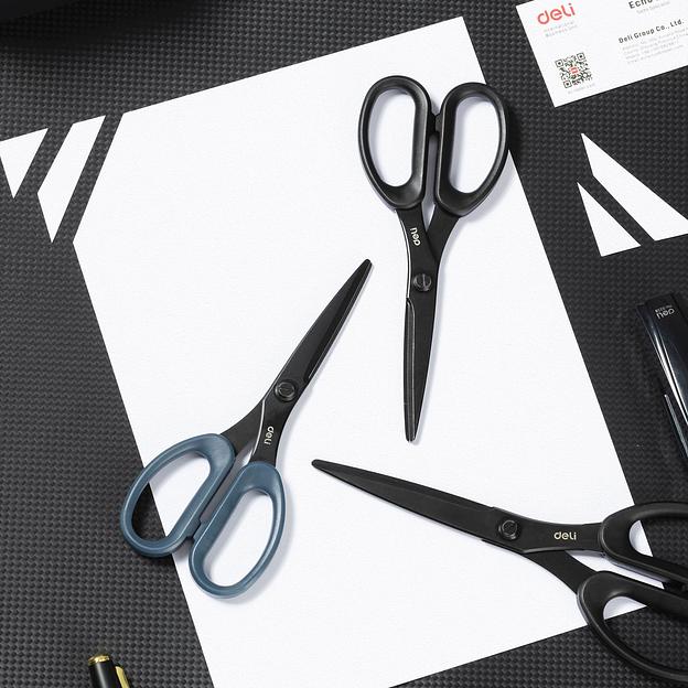 Ножницы Deli EZ500 офисные 175мм титановое покрытие сталь ассорти фото 8