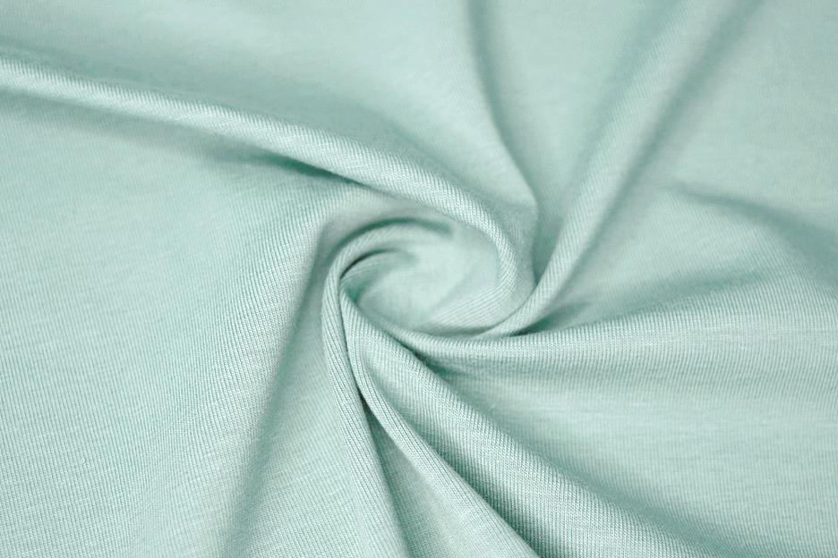 Кулирная гладь однотонная с лайкрой Зеленый бриз 63937 фото 1