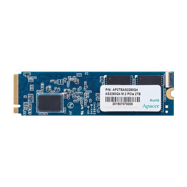 Твердотельный накопитель Apacer SSD AS2280Q4U 2TB M.2 2280 PCIe Gen4x4, R7400/W7000 Mb/s, 3D NAND, MTBF 1.6M, NVMe, 1500TBW, Retail, 5 years (AP1TBAS2280Q4U-1) (AP2TBAS2280Q4U-1) фото 2