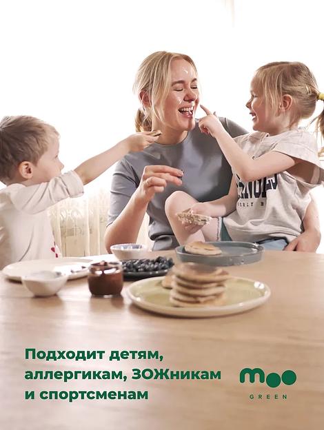 Смесь для панкейков, оладьев, блинов из зеленой гречки без глютена, 114 г MOOGREEN фото 4