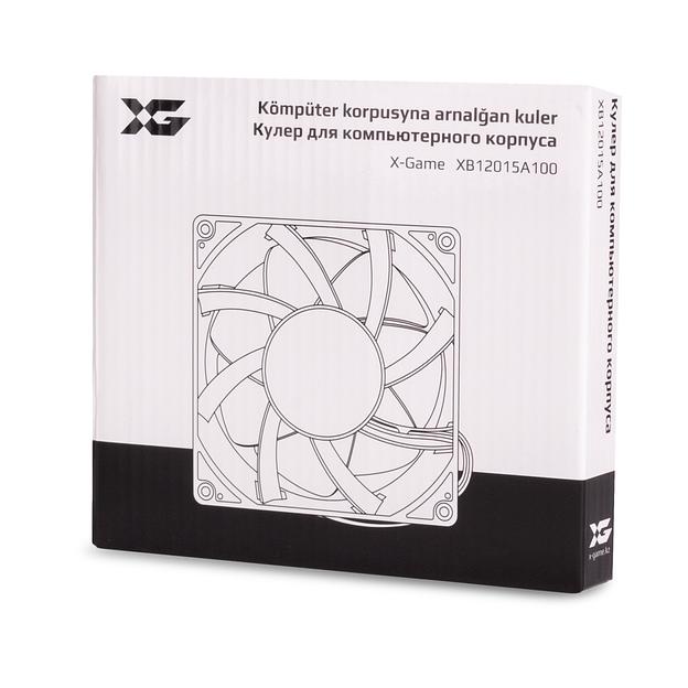 Кулер для компьютерного корпуса  X-Gamel  XB12015A100 чёрный фото 3