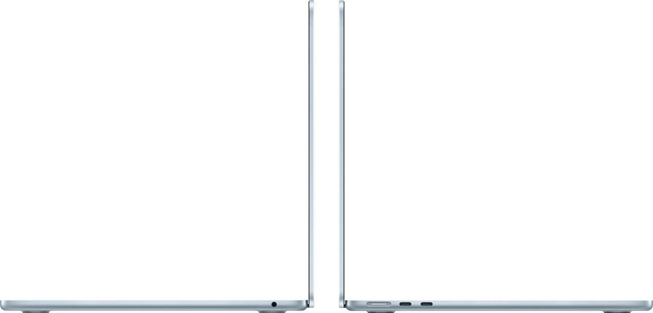 Ноутбук Apple MacBook Air A3240 M4 10 core 16Gb SSD256Gb/8 core GPU 13.6" Liquid Retina (2560x1664) macOS lt.blue WiFi BT Cam (MC6T4X/A) фото 2