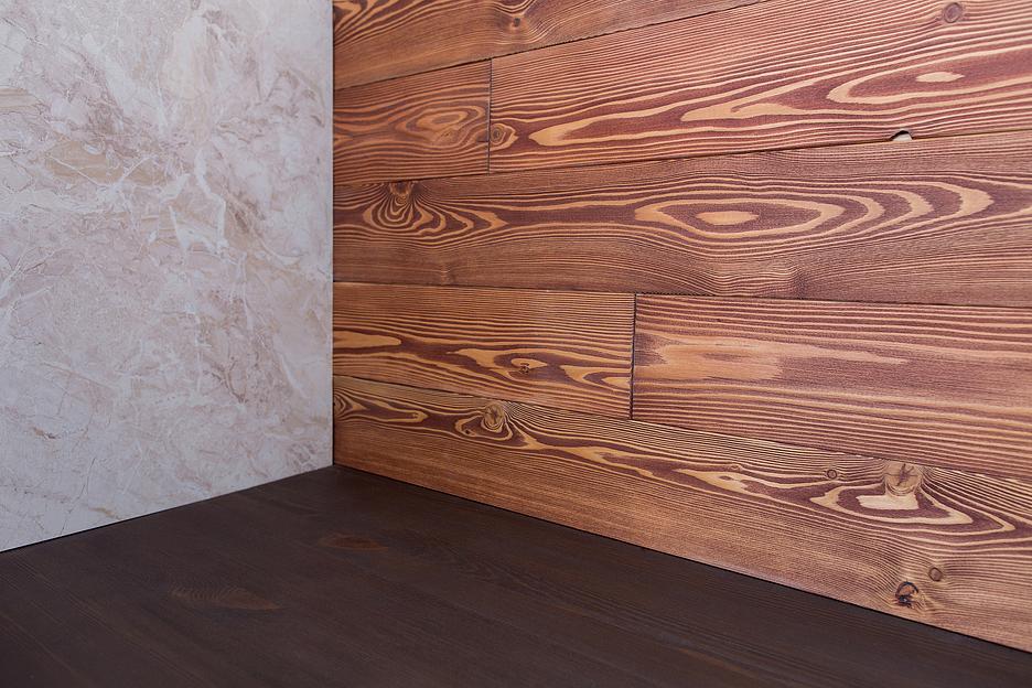 Махогани, деревянные панели для стен Рубио, рустик, масло 1 цв., лиственница фото 1