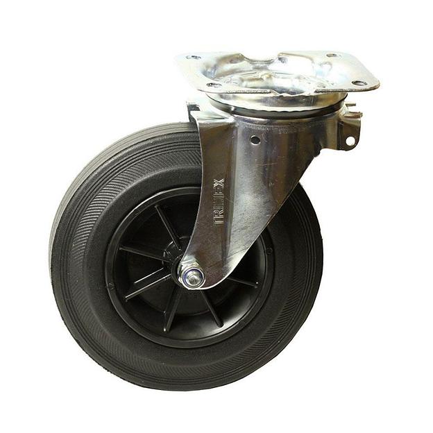 Колесо поворотное 200 мм (без тормоза) фото 1