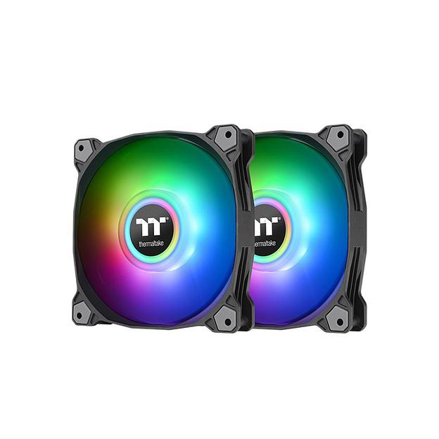 Кулер для компьютерного корпуса Thermaltake Pure Duo 12 ARGB Sync Radiator Fan (2-Fan Pack) Black фото 1