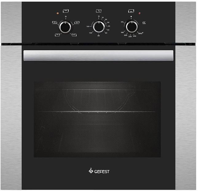 Духовой шкаф Газовый Gefest ДГЭ 621-01 Н3 нержавеющая сталь фото 1