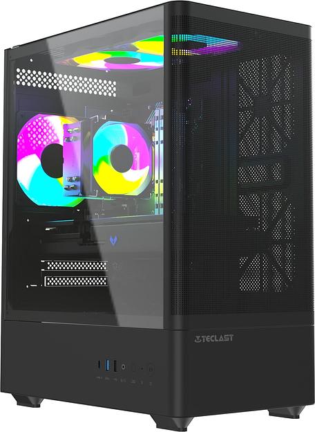 ПК Teclast G03 i5 14400F (2.5) 32Gb SSD1Tb RTX5060TI 8Gb Windows 11 Pro GbitEth WiFi BT 500W черный (G03 14400F32G1T5060T8BKRU) фото 1