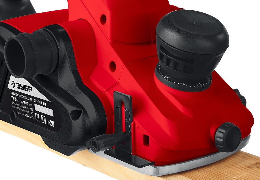 Рубанок электрический Зубр серия «Мастер» ЗР-1100-110 ОПТ фото 2