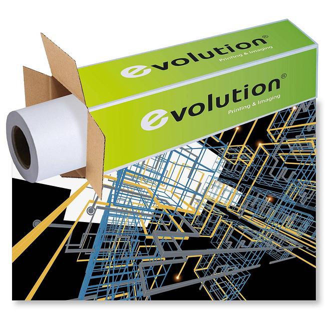 Бумага EVOLUTION Premium Coated Paper 120gr 0.610х30 м втулка 2" / 50,8мм (ex.450L91412) фото 1