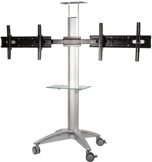 Подставка для телевизора Arm Media PT-STAND-15 серебристый 26"-55" макс.120кг напольный наклон фото 4